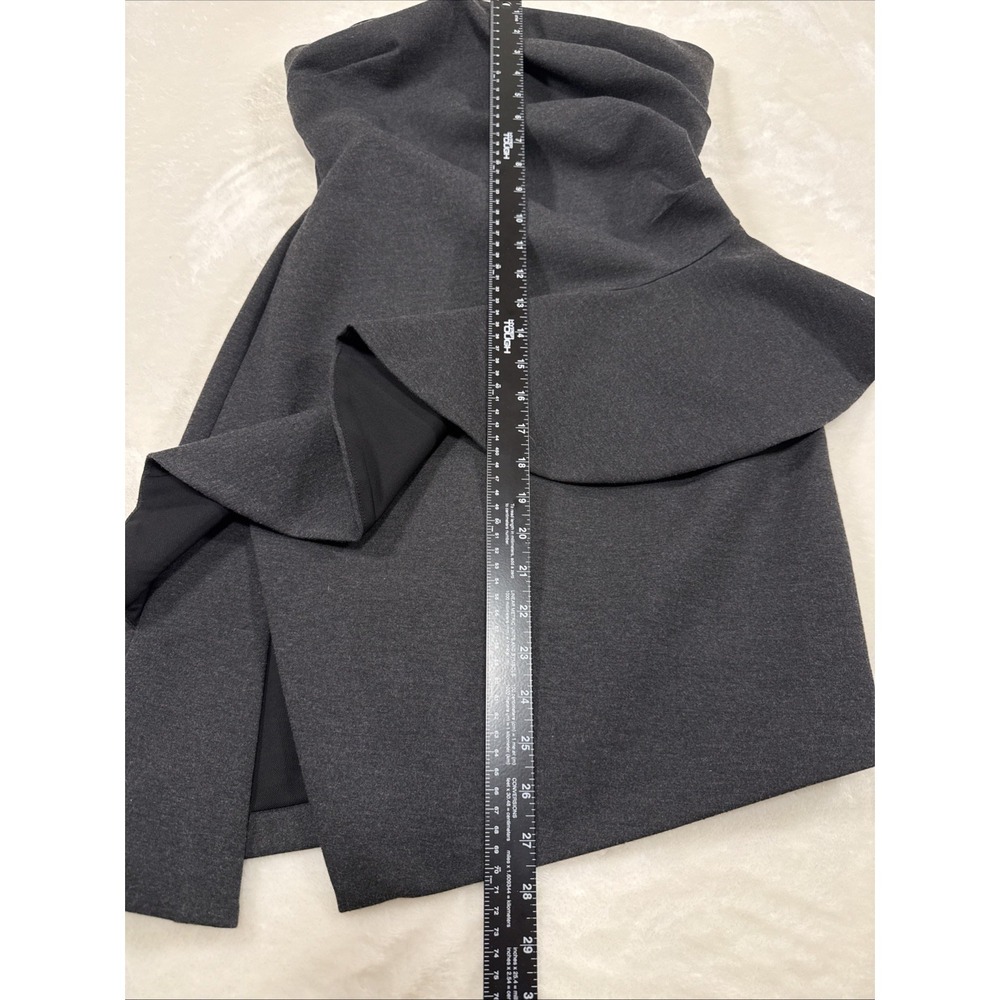 ELLIATT REVOLVE Little Black Dress Asymmetrical Ruffle Mini Small Cocktail Party - Picture 8 of 11